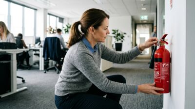 Кто отвечает за огнетушители в компании
