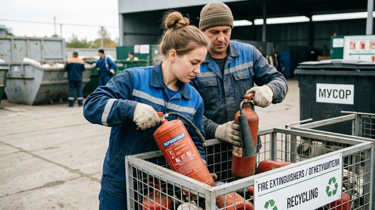 Утилизация огнетушителей: почему нельзя выбросить в мусор